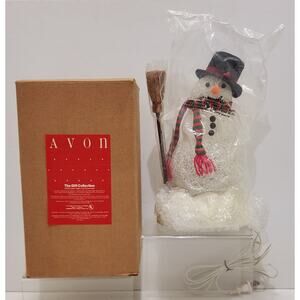Vintage Avon Chilly Sam Light Up Snowman Color Changing Complete W/Box